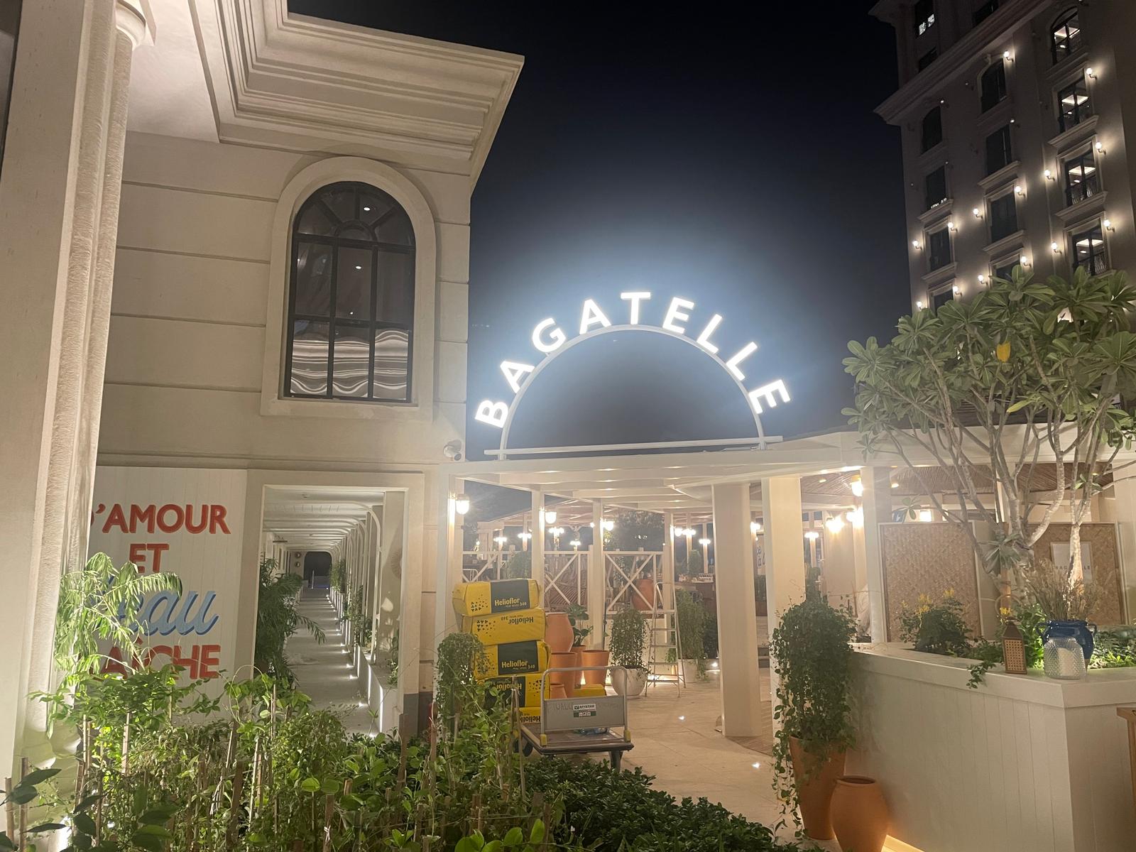 Bagattele restaurant construction and fit-out